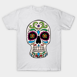 Sugar Skull - White T-Shirt